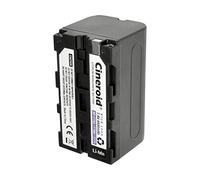 Cineroid GBT013 - batteria 7,4 V 4400 mAh tipo NPF770, per videocamera, nero