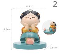 Cinese Antico Cellulare Stand Sostegno Desktop Ornamento Piccolo Fun Decor Gifts