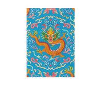Cinese Cultura Drago Modello Blu giardino bandiera impostato stagionale all'aperto bandiere & banner per la decorazione esterna 28x40 double sided