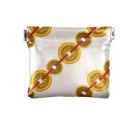 Cinese Culturale Rame Monete Donne In Pelle Portafoglio Contanti Unico Mini Card Holder Wallet per Lady, Monete cinesi di rame cultur, 1 size, Stampa artistica