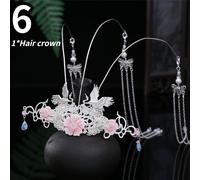 Cinese da Donna Capelli Corona Nappa Bastone Forcina Chignon Copricapo Cosplay