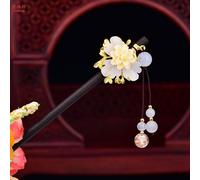 Cinese Donna Bastone Forcina Perline Fiore Nappa Passo Shake Copricapo Kanzashi