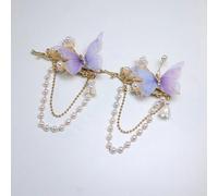 Cinese Forcina Farfalla Nappa Passo Agitare Ragazza Capelli Clip Hanfu Headwear