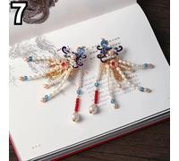 Cinese Forcina Nappe Fermacapelli Corona Copricapo Cloisonne Festa Matrimonio