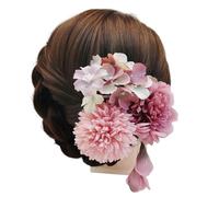 Cinese Han Costume Ortensia Tornante Donne Penzolante Frange Fiore Bastone Capelli Pettine Capelli Styling Strumento Per Il Partito