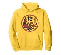 Cinese Mahjong mAh Jong Gioco Piastrelle Personaggio Fiore Uno Felpa con Cappuccio