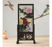 Cinese Mini Schermo Decorazione Plastica Foto Cornice Paesaggio Tavolo Display
