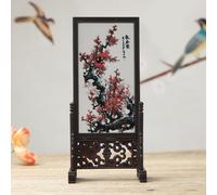 Cinese Mini Schermo Decorazione Plastica Foto Cornice Paesaggio Tavolo Display