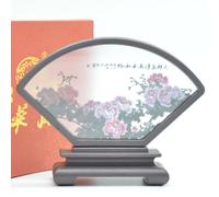 Cinese Mini Schermo Decorazione Plastica Foto Cornice Paesaggio Tavolo Vetrina