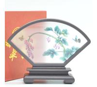 Cinese Mini Schermo Decorazione Plastica Foto Cornice Paesaggio Tavolo Vetrina