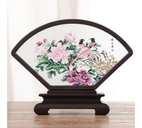 Cinese Mini Schermo Decorazione Plastica Foto Cornice Paesaggio Tavolo Vetrina