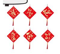 Cinese New Year Decorations | 6-Pezzo 2026 Vietnamese Good Lucks