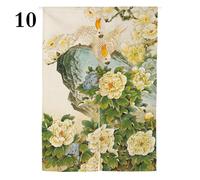 Cinese Noren Porta Tendine Lino Cotone Arazzo Divisorio Feng Shui Decorazione