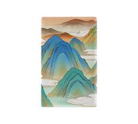 Cinese Paesaggio Montagna Verde Decorativo 1 Toggle Interruttore Piastra Carino Outlet Coperture e Piastre Interruttore tapa para Interruttore de luz Interruttore a levetta