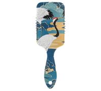 Cinese Retro Cloud Crane Blu carino spazzole per capelli Progettato cuoio capelluto massaggio per capelli lunghi con manico ergonomico cepillo para cabello rizado
