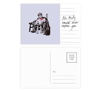 Cinese Rosso Educazione Propaganda Candela Cartolina Cartolina Persona Importante Anniversario