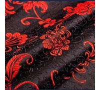 Cinese Tessuto Raso Broccato Jacquard Damasco Tang Abito Fodera By M Fiore