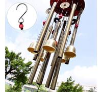 Cinese tradizionale stupefacenti 10 Tubi 5 campane di bronzo Yard Garden Outdoor Living Wind Chimes 85 centimetri può portare buona fortuna e ricchezza a te
