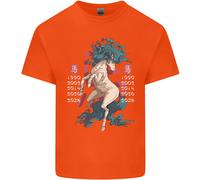 Cinese Zodiac Shengxiao Anno Del Cavallo T-Shirt Ragazzi Ragazze