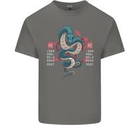Cinese Zodiac Shengxiao Anno Del Serpente T-Shirt Ragazzi Ragazze