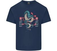 Cinese Zodiac Shengxiao Anno Del Serpente T-Shirt Ragazzi Ragazze