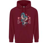 Cinese Zodiac Shengxiao Anno Del Serpente Uomo Felpa