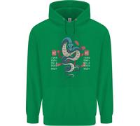 Cinese Zodiac Shengxiao Anno Del Serpente Uomo Felpa