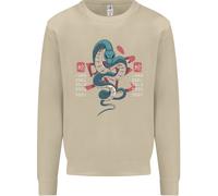 Cinese Zodiac Shengxiao Anno Del Serpente Uomo Felpa Maglione