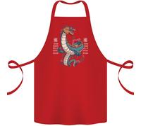 Cinese Zodiac Shengxiao Anno Di The Dragone Cotone Grembiule 100% Biologico