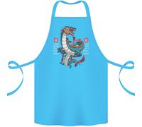 Cinese Zodiac Shengxiao Anno Di The Dragone Cotone Grembiule 100% Biologico