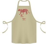 Cinese Zodiac Shengxiao Anno Di The Tiger Cotone Grembiule 100% Biologico