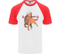 Cinese Zodiac Shengxiao Year Of The Ox DA UOMO S/S Baseball T-Shirt