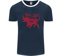 Cinese Zodiac Shengxiao Year Of The Ox Uomo Suoneria T-Shirt