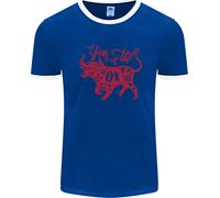 Cinese Zodiac Shengxiao Year Of The Ox Uomo Suoneria T-Shirt