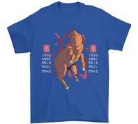 Cinese Zodiac Shengxiao Year Of The Pig Uomo T-Shirt 100% Cotone