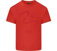 Cinese Zodiacale Shengxiao Anno Del Serpente Uomo Cotone T-Shirt Tee Top