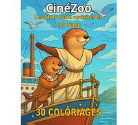 CinéZoo - Les Films Culte Revisités en Coloriage: Un livre de coloriage hilarant pour les fans de cinéma et d’animaux !