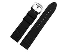 Cingcio più lungo 20 mm 22 mm in silicone sport di orologio da guardia immersione in gomma impermeabile maschio allungata accessoria per orologi di orologi (colore: chiusura di distribuzione rossa,