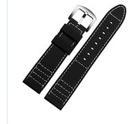 Cingcio più lungo 20 mm 22 mm in silicone sport di orologio da guardia immersione in gomma impermeabile maschio allungata accessoria per orologi di orologi (colore: chiusura di distribuzione rossa,