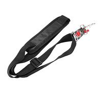 Cinghia a spalla singola a righello in nylon Rilascio rapido Rilascio di supporto comodo regolabile per motoseghe a spazzole paesaggio giardinaggio di giardinaggio nero 4,5oz