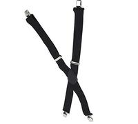 Cinghia a tracolla Clip su pantaloni Bretelle larghe 50 mm per uomo X Tipo Elastico per uomo resistente Cinghia per uomo Circa 110 * 5 cm / 43,3 * 2 pollici