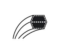 Cinghia a V per tosaerba Husqvarna CTH Trattore Giardino 107 cm