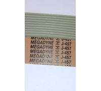 CINGHIA AFFETTATRICE PIATTA MEGADYNE J-457 LARGHEZZA 23mm 10 NERVATURE CORRIERE
