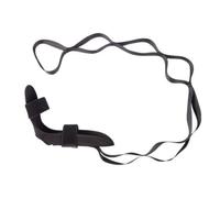 Cinghia Allungamento Caviglia Piede Cinturino Terapeutico Corda Esercizi con Anelli Supporto Imbottito Lunghezza, Modello Aggiornato, Colore Nero, Fascia per Stretching E Correzione Caviglia