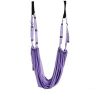 Cinghia anti-gravità per yoga e altalena, supporto per attività di inversione e stretching, con design a fascia per yoga, per ambienti fitness a casa (viola)
