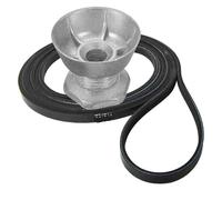 Cinghia asciugatrice 341241 e puleggia motore 8066184, compatibile con Whirlpool, compatibile con Kenmore, asciugatrici PS11744884, W10290525, WP8066184VP, AP6011686