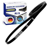 Cinghia Asciugatrice Poly-V 1880 PJ 5 con Codice Originale 5689130 11114230 per Miele - MADE IN GERMANY - Garanzia di 10 Anni - MONTERAL