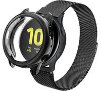 Cinghia compatibile con compatibile con samsung galaxy orologio da 42 mm/orologio attivo 2 / galaxy 3 41 mm 20 mm Sostituzione del braccialetto in metallo in metallo in acciaio inossidabile per