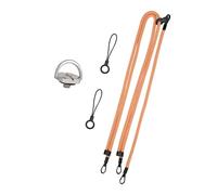 Cinghia da collo sicura per dispositivi a vite da 1/4 di pollice, 3 ganci regolabili, meccanismo a sgancio rapido, in poliestere resistente, leggero, imbracatura per fotocamera