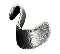 Cinghia da polso per trombone, a forma di S, in pelle PU, impugnatura di supporto per strumento in ottone, comoda e leggera, stile A
